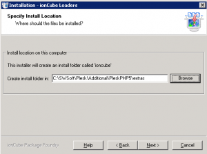 2InstallPath Windows Plesk sunucular üzerinde IonCube kurulumu