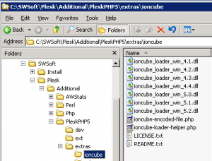 6 conform intallPath1 Windows Plesk Panel ionCube Kurulumu Resimli Anlatım