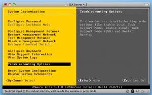 Screen shot 2010 07 21 at 13.20.23 2 Vmware Esxi 4.1 de SSH aktif etme