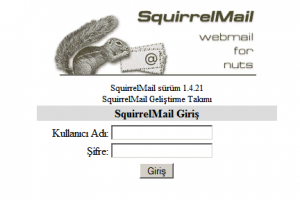 mail SquirrelMail Türkçe Yapmak