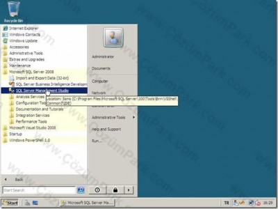 clip image001 thumb SQL SERVER 2008 – Management Studio ile Calışmak