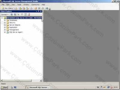 clip image004 thumb SQL SERVER 2008 – Management Studio ile Calışmak