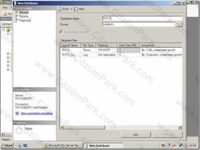 clip image006 thumb SQL SERVER 2008 – Management Studio ile Calışmak