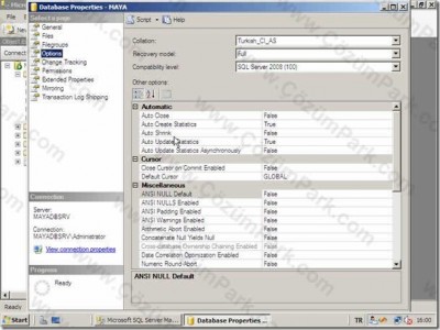 clip image010 thumb SQL SERVER 2008 – Management Studio ile Calışmak