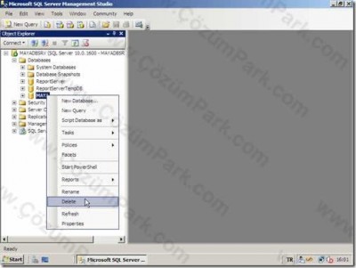 clip image013 thumb SQL SERVER 2008 – Management Studio ile Calışmak