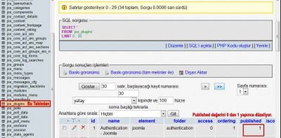 hata1 JAuthentication: :__construct: Doğrulama kütüphaneleri yüklenemedi.