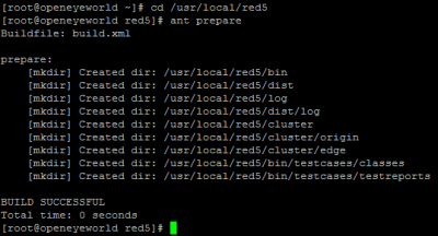 ant Centos üzerine Red5 1.0 RC1 (Flash Media Server) Kurulumu